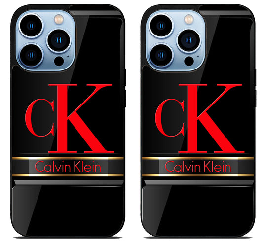 Calvin Klein Black Metallic iPhone 15 Pro | iPhone 15 Pro Max Case