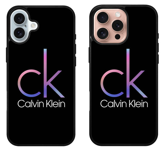 Calvin Klein Black iPhone 16 | 16 Plus | 16 Pro | 16 Pro Max Case