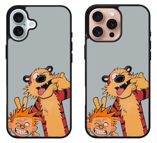 Calvin and Hobbes iPhone 16 | 16 Plus | 16 Pro | 16 Pro Max Case