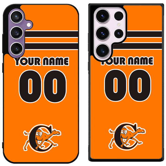 Custom Personalized Campbell Fighting Camels Samsung Galaxy S24 | S24+ | S24 Ultra Case