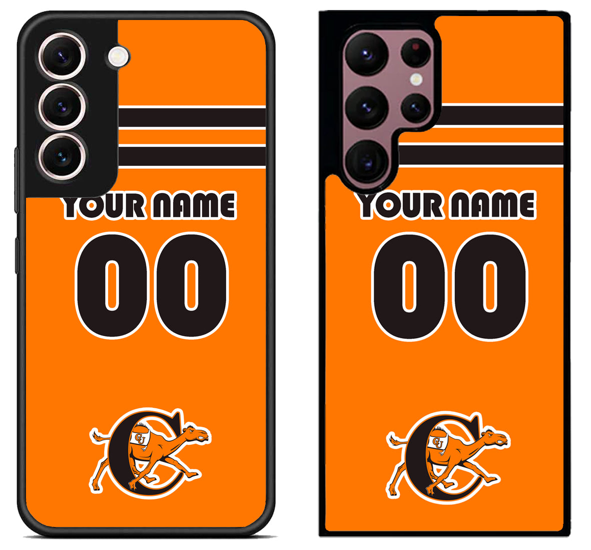 Custom Personalized Campbell Fighting Camels Samsung Galaxy S22 | S22+ | S22 Ultra Case