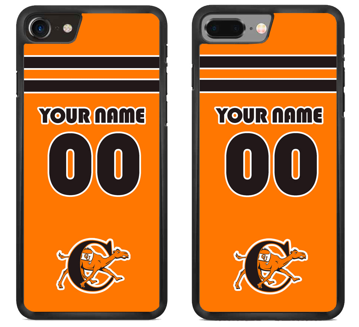 Custom Personalized Campbell Fighting Camels iPhone 8 | 8 Plus Case