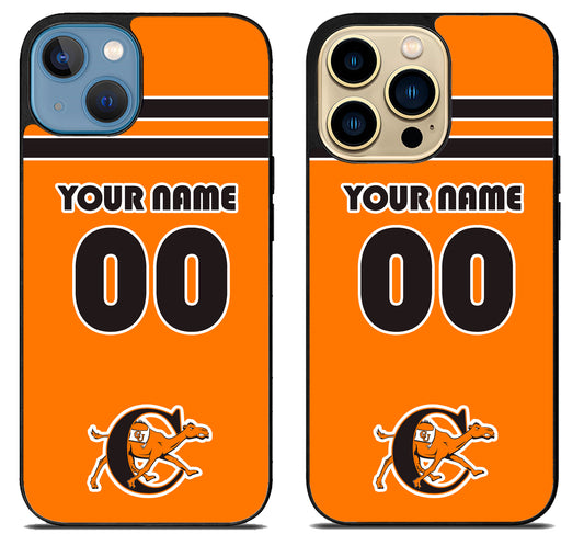 Custom Personalized Campbell Fighting Camels iPhone 14 | 14 Plus | 14 Pro | 14 Pro Max Case