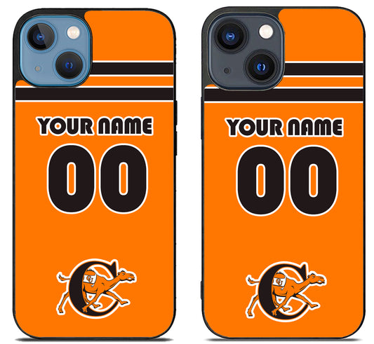 Custom Personalized Campbell Fighting Camels iPhone 15 | iPhone 15 Plus Case