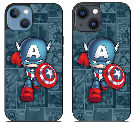 Captain America Background iPhone 15 | iPhone 15 Plus Case