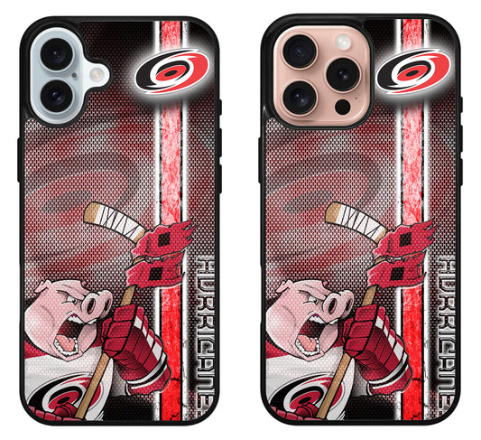 Carolina Hurricanes Background iPhone 16 | 16 Plus | 16 Pro | 16 Pro Max Case