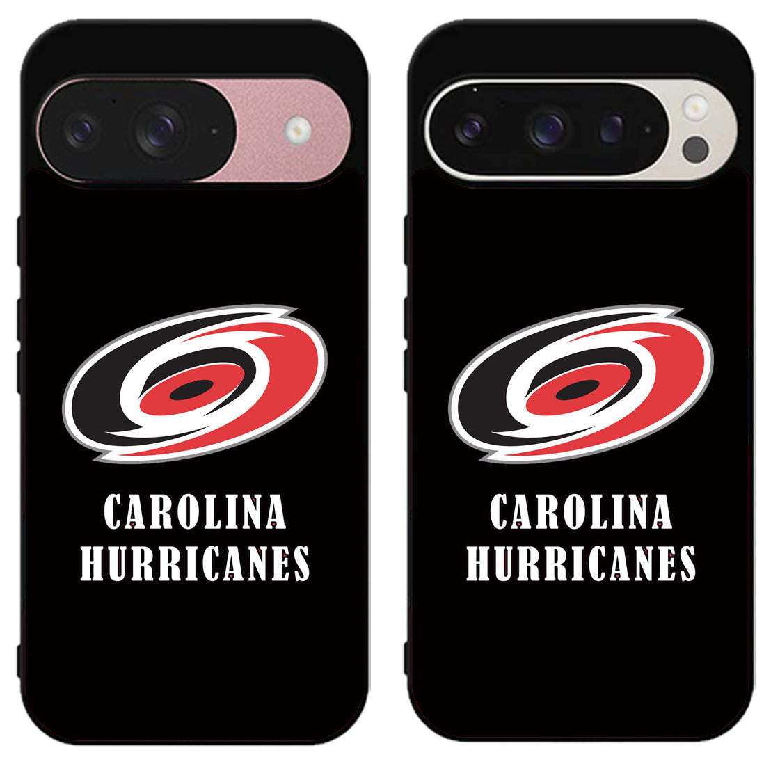 Carolina Hurricanes Black Google Pixel 9 | 9 Pro | 9 Pro XL Case