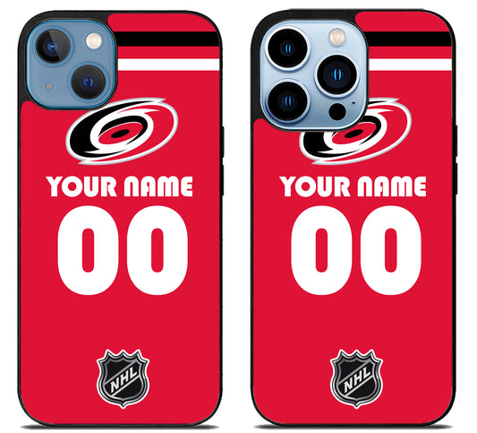 Custom Personalized Carolina Hurricanes NHL iPhone 13 | 13 Mini | 13 Pro | 13 Pro Max Case
