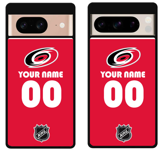 Custom Personalized Carolina Hurricanes NHL Google Pixel 8 | 8 Pro Case