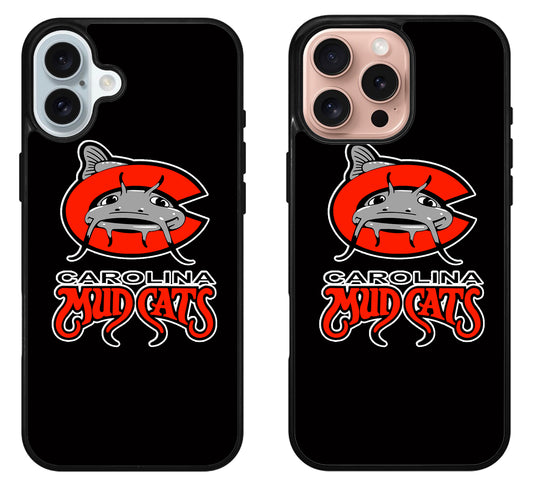 Carolina Mudcats Logo iPhone 16 | 16 Plus | 16 Pro | 16 Pro Max Case