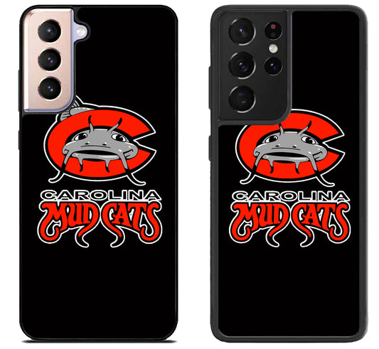 Carolina Mudcats Logo Samsung Galaxy S21 | S21 FE | S21+ | S21 Ultra Case