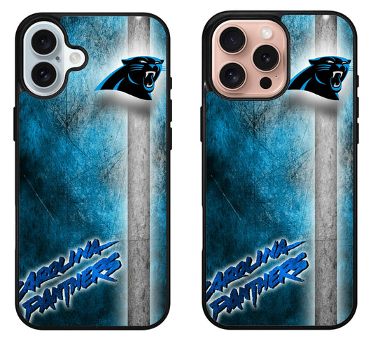 Carolina Panthers Background iPhone 16 | 16 Plus | 16 Pro | 16 Pro Max Case