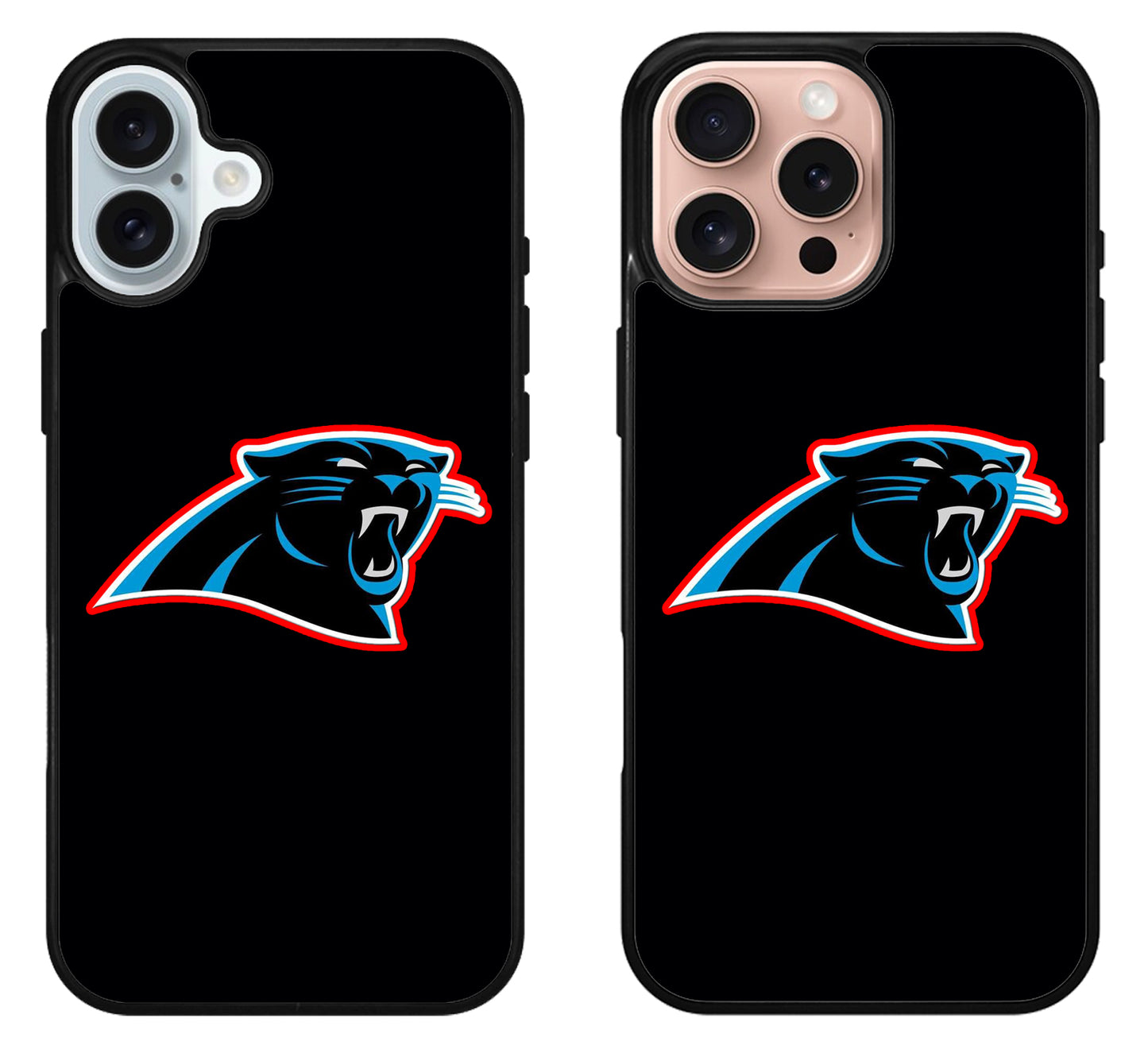 Carolina Panthers Black iPhone 16 | 16 Plus | 16 Pro | 16 Pro Max Case