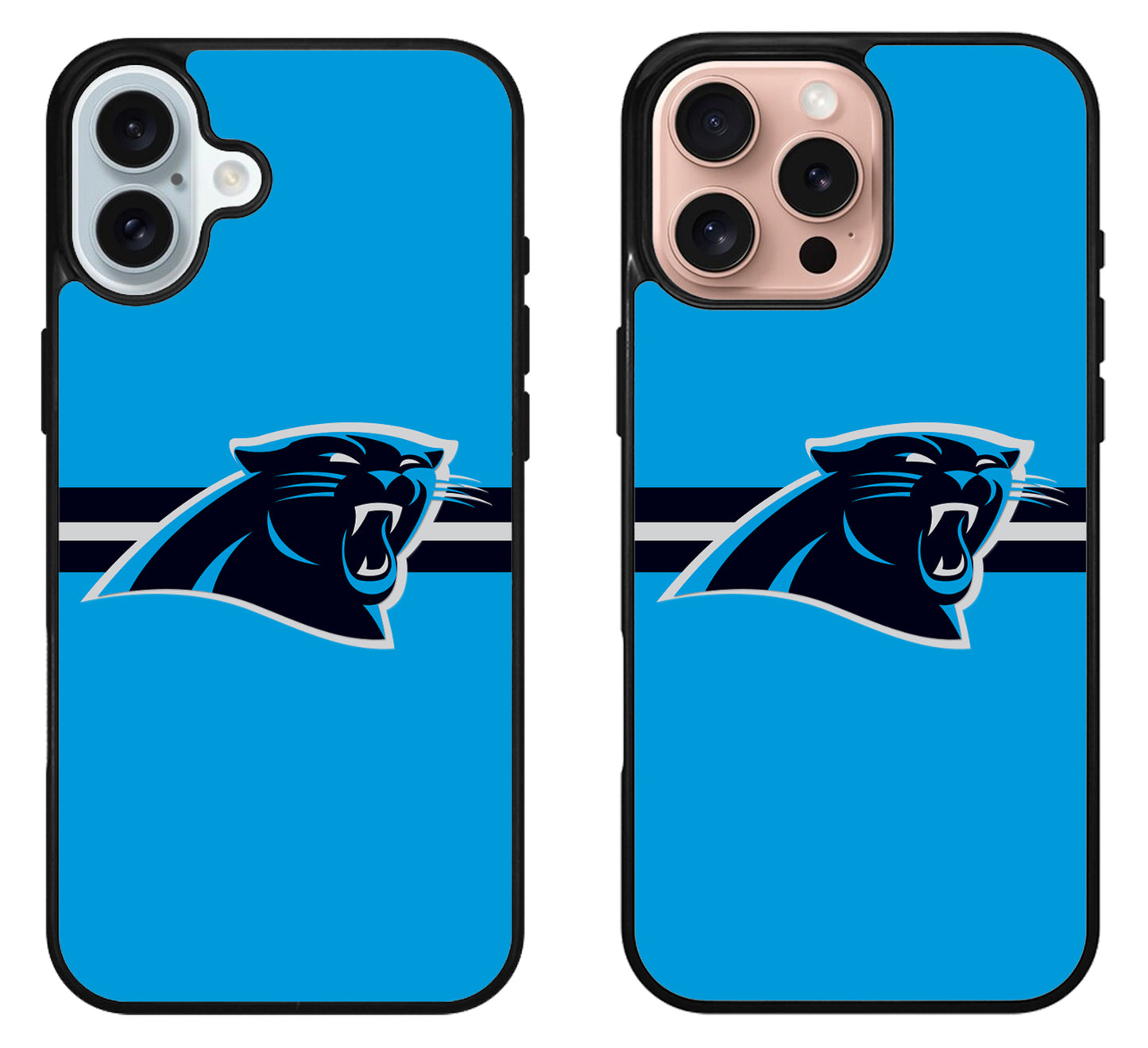 Carolina Panthers Stripe iPhone 16 | 16 Plus | 16 Pro | 16 Pro Max Case