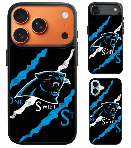 Carolina Panthers Swift iPhone Air | iPhone 17 | 17 Pro | 17 Pro Max Case