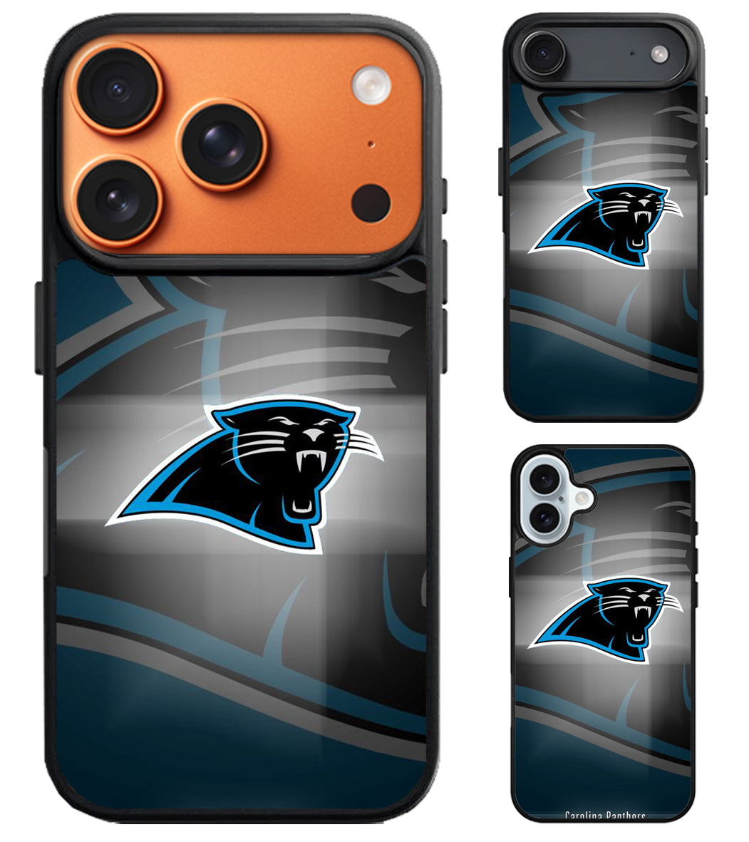 Carolina Panthers Cover iPhone Air | iPhone 17 | 17 Pro | 17 Pro Max Case