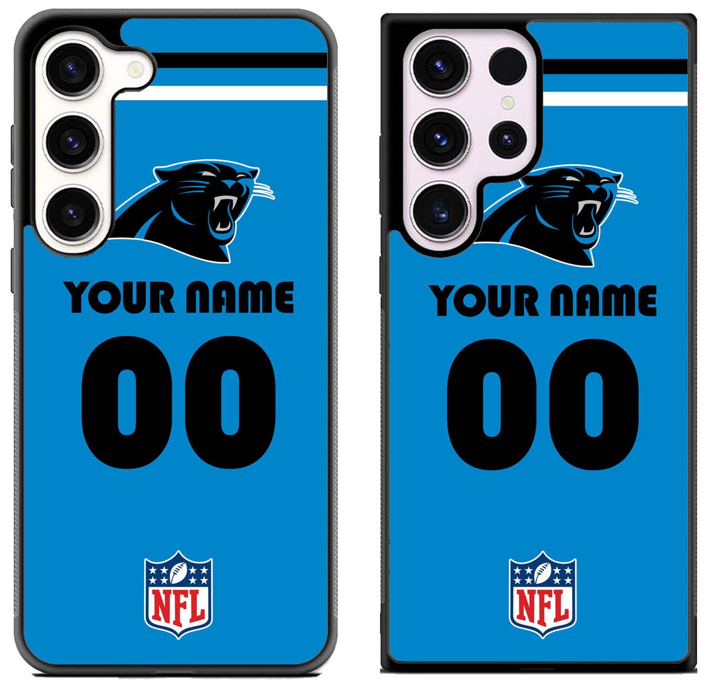 Custom Personalized Carolina Panthers NFL Samsung Galaxy S23 | S23+ | S23 Ultra Case