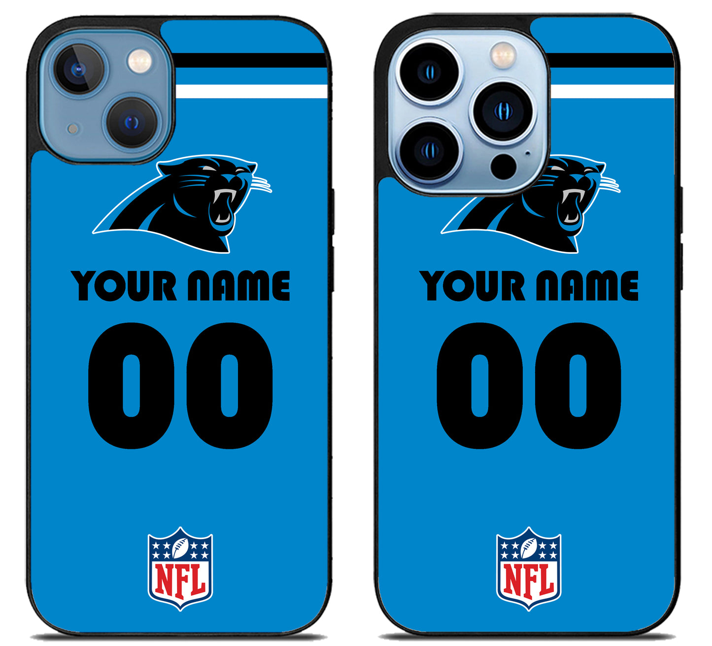 Custom Personalized Carolina Panthers NFL iPhone 13 | 13 Mini | 13 Pro | 13 Pro Max Case