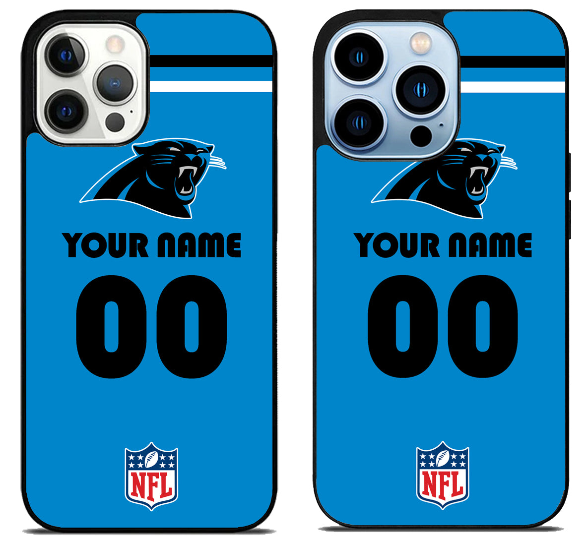 Custom Personalized Carolina Panthers NFL iPhone 15 Pro | iPhone 15 Pro Max Case