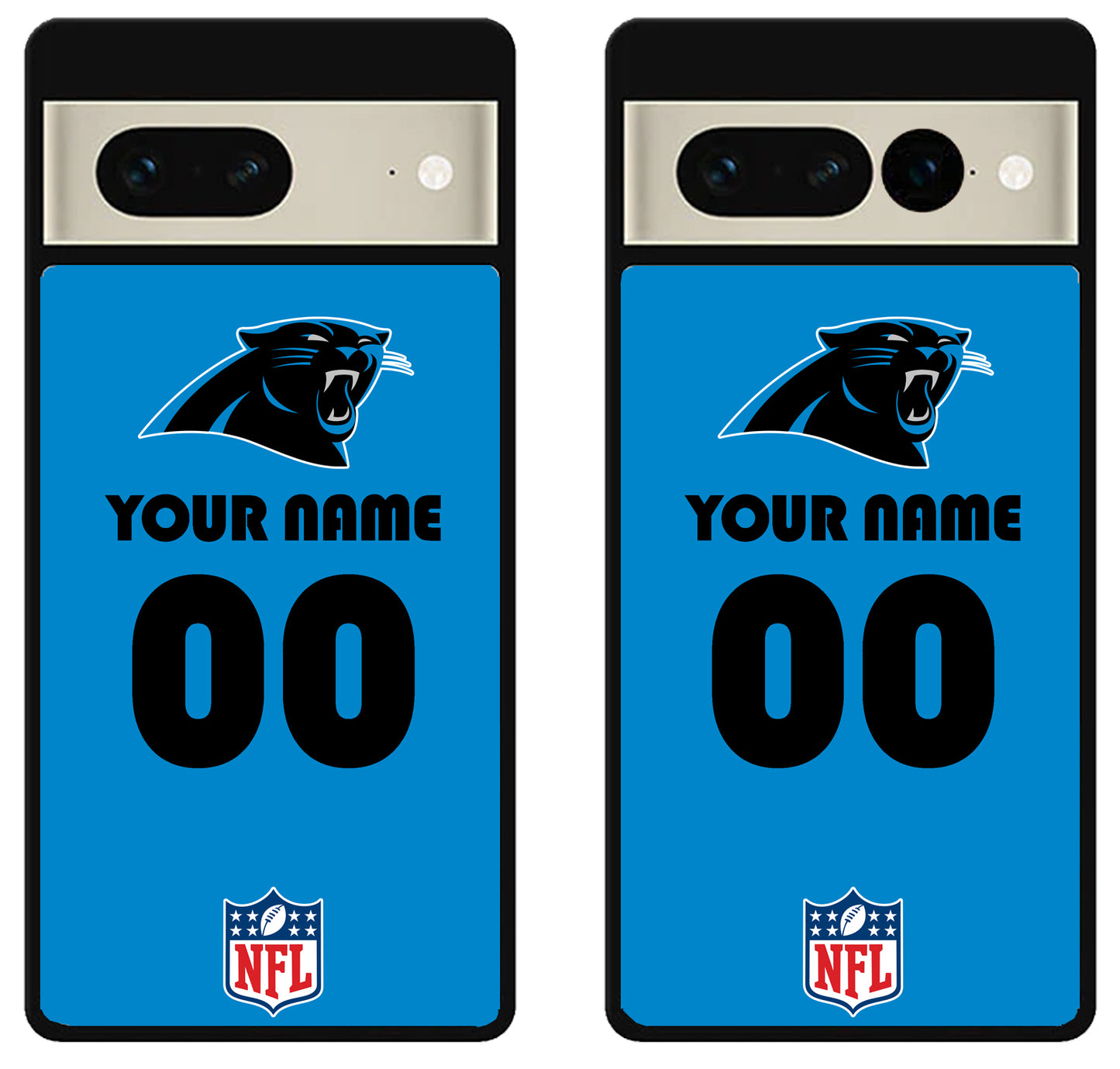 Custom Personalized Carolina Panthers NFL Google Pixel 7 | 7 Pro Case
