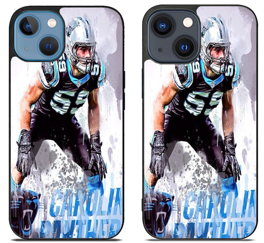 Carolina panthers Luke kuechly  iPhone 15 | iPhone 15 Plus Case