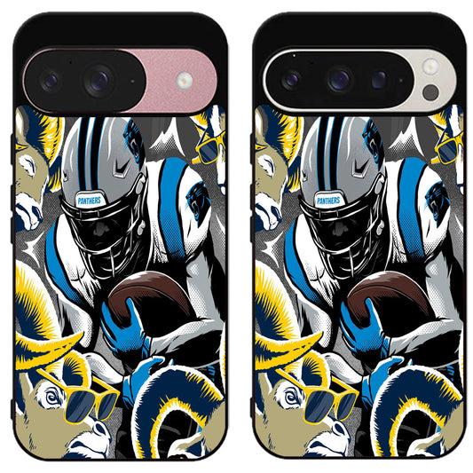 Carolina panthers Style Google Pixel 9 | 9 Pro | 9 Pro XL Case