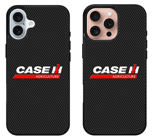 Case IH Agriculture Black Carbon iPhone 16 | 16 Plus | 16 Pro | 16 Pro Max Case