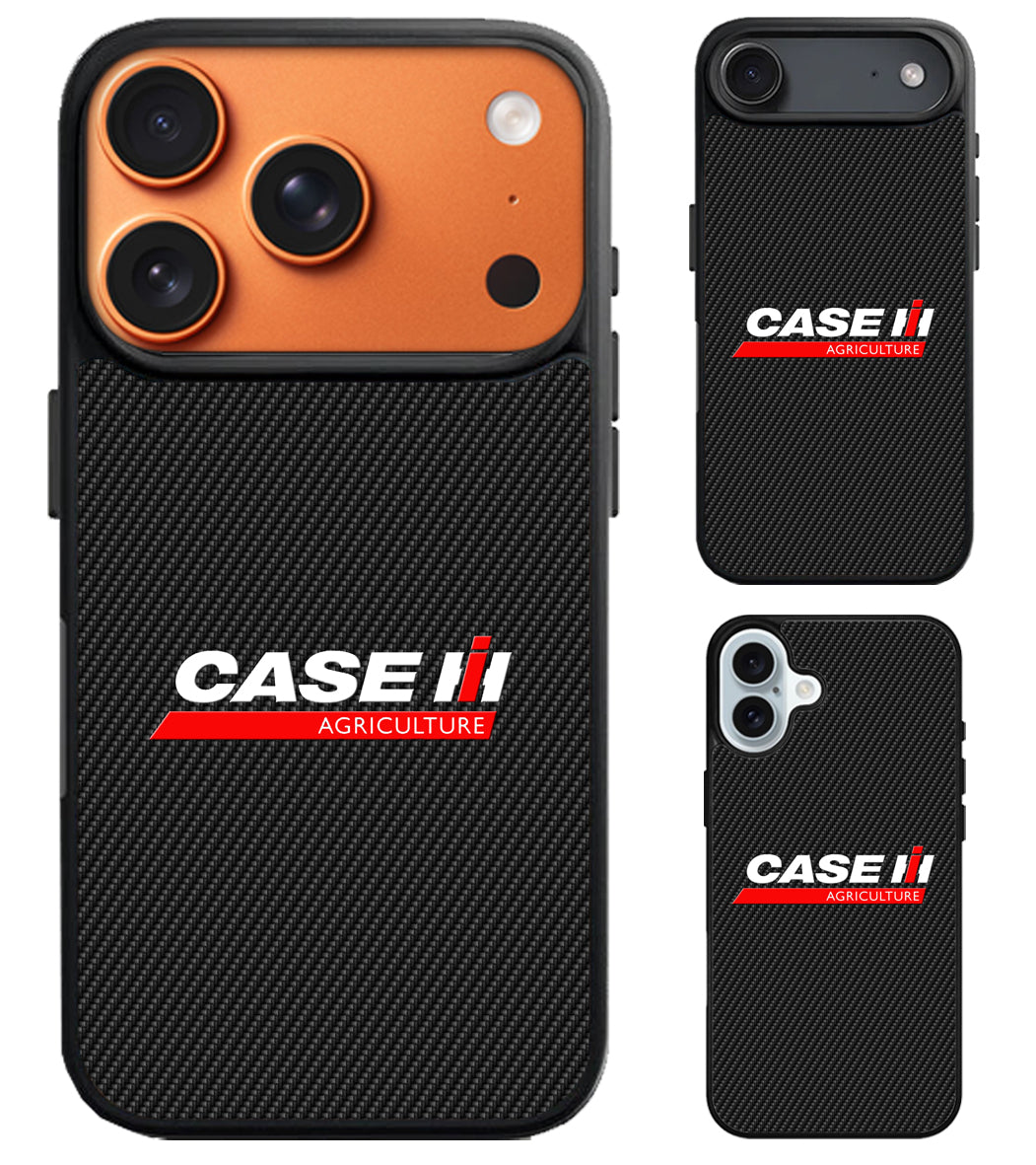Case IH Agriculture Black Carbon iPhone Air | iPhone 17 | 17 Pro | 17 Pro Max Case