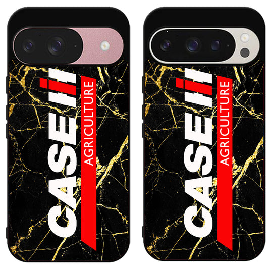 Case IH Agriculture Black Marble Google Pixel 9 | 9 Pro | 9 Pro XL Case