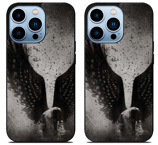 Castiel Supernatural Wing iPhone 15 Pro | iPhone 15 Pro Max Case
