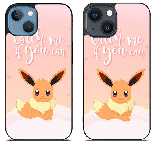 Catch Me Eevee Pokemon iPhone 15 | iPhone 15 Plus Case
