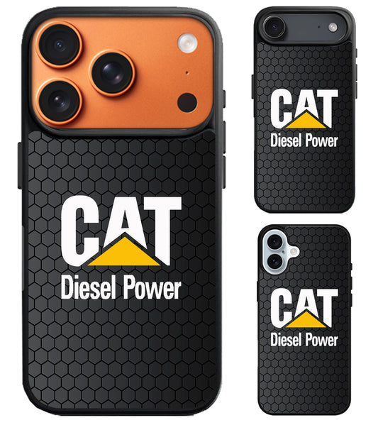 Caterpillar Black Hexagon iPhone Air | iPhone 17 | 17 Pro | 17 Pro Max Case