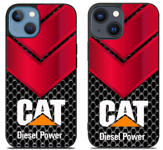 Caterpillar Logo Metallic iPhone 15 | iPhone 15 Plus Case