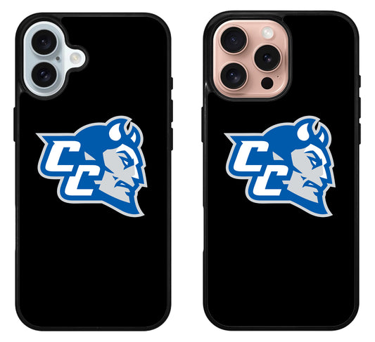 Central Connecticut Blue Devils Black iPhone 16 | 16 Plus | 16 Pro | 16 Pro Max Case