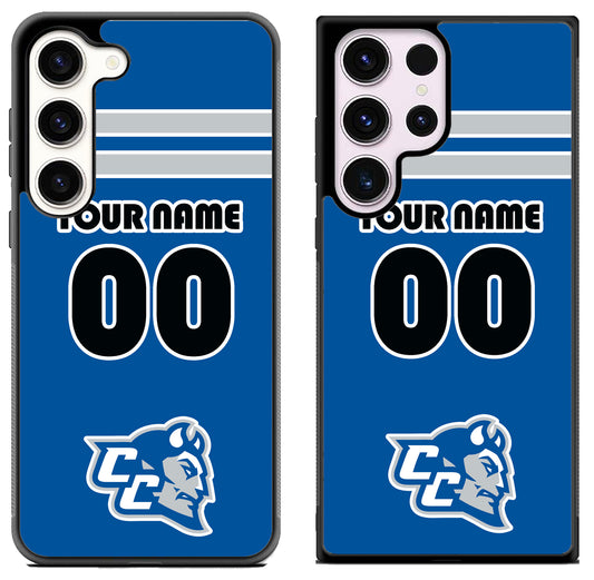 Custom Personalized Central Connecticut Blue Devils Samsung Galaxy S23 | S23+ | S23 Ultra Case