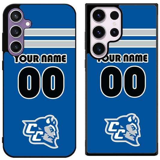 Custom Personalized Central Connecticut Blue Devils Samsung Galaxy S24 | S24+ | S24 Ultra Case