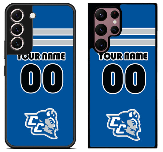 Custom Personalized Central Connecticut Blue Devils Samsung Galaxy S22 | S22+ | S22 Ultra Case