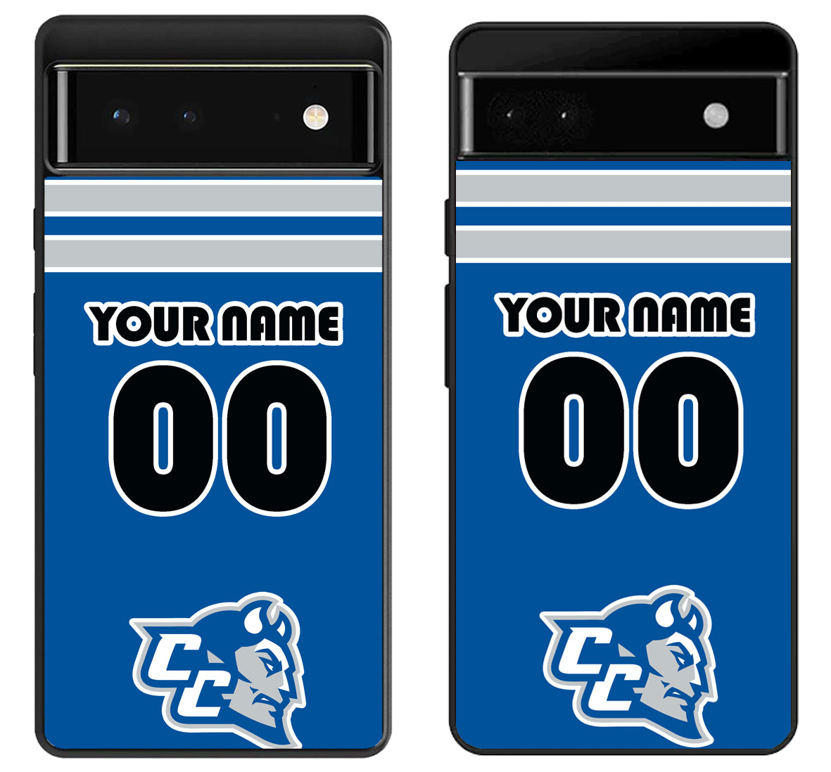 Custom Personalized Central Connecticut Blue Devils Google Pixel 6 | 6A | 6 Pro Case