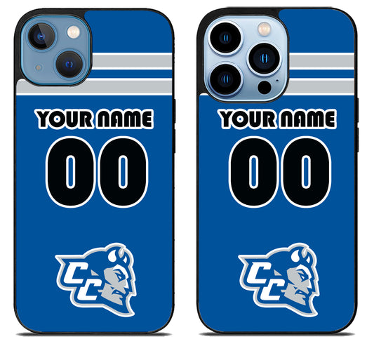 Custom Personalized Central Connecticut Blue Devils iPhone 13 | 13 Mini | 13 Pro | 13 Pro Max Case