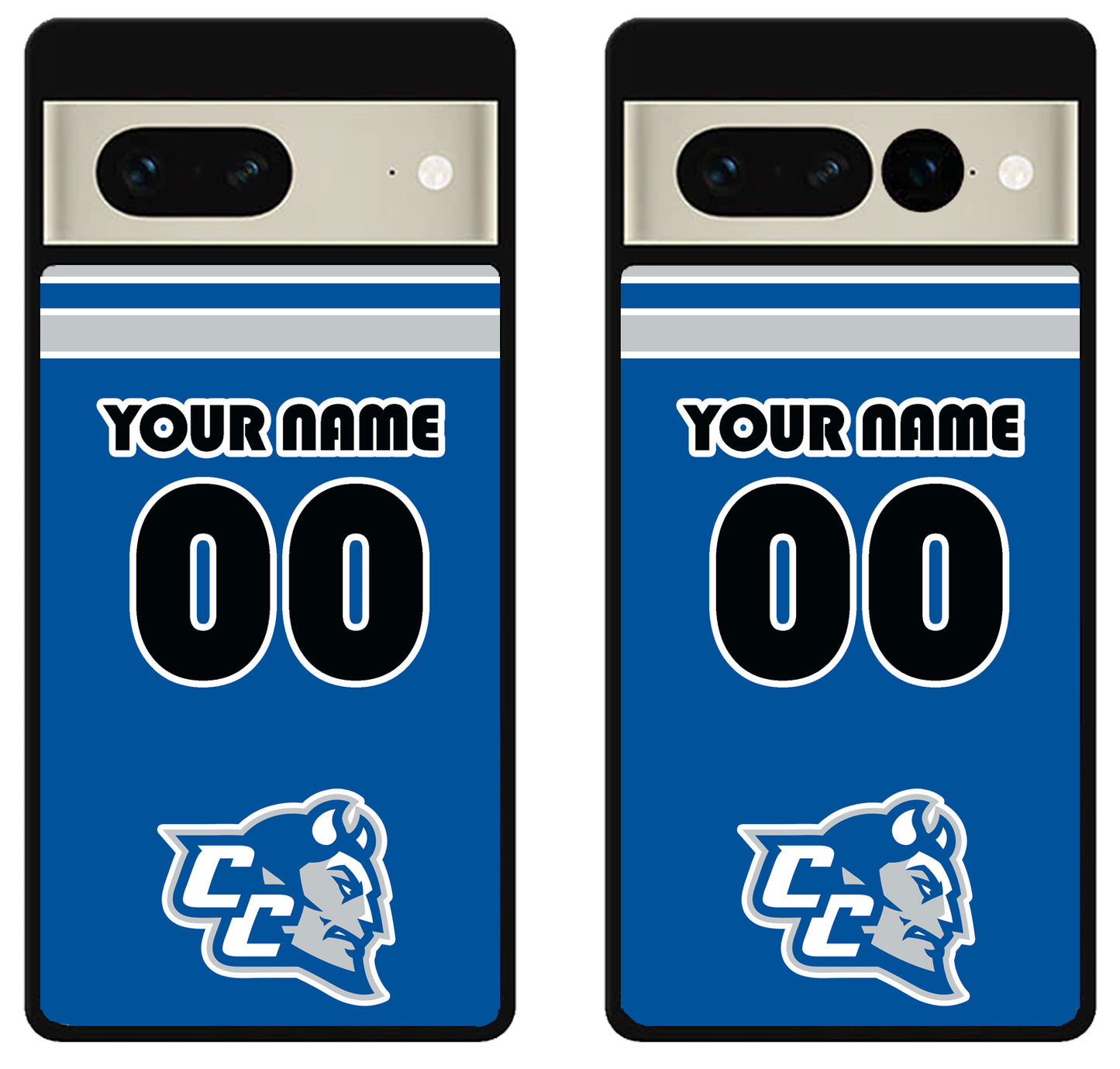 Custom Personalized Central Connecticut Blue Devils Google Pixel 7 | 7 Pro Case