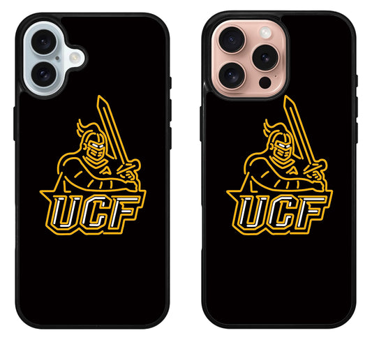 Central Florida Knights Neon iPhone 16 | 16 Plus | 16 Pro | 16 Pro Max Case