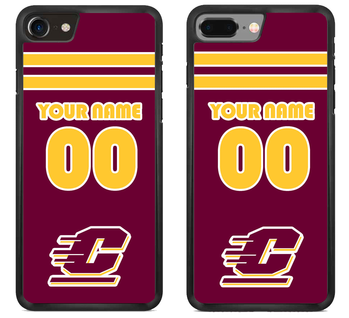 Custom Personalized Central Michigan Chippewas iPhone 8 | 8 Plus Case