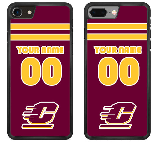 Custom Personalized Central Michigan Chippewas iPhone 8 | 8 Plus Case