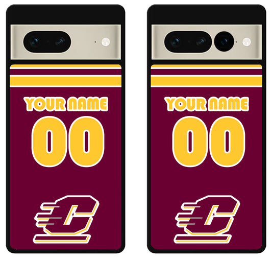 Custom Personalized Central Michigan Chippewas Google Pixel 7 | 7 Pro Case