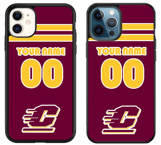 Custom Personalized Central Michigan Chippewas iPhone 11 | 11 Pro | 11 Pro Max Case