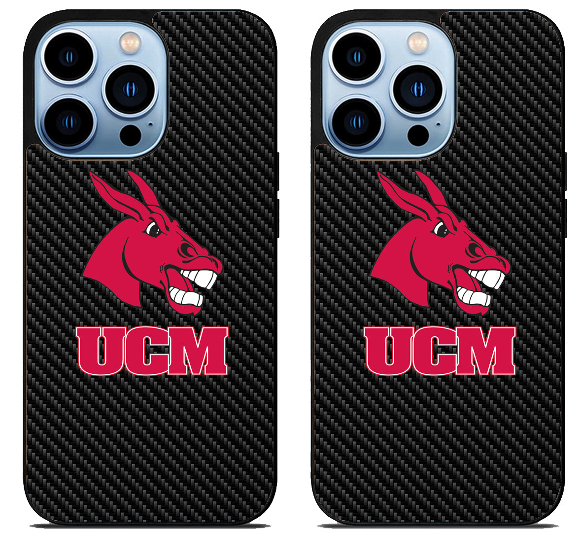 Central Missouri Mules Carbon iPhone 15 Pro | iPhone 15 Pro Max Case