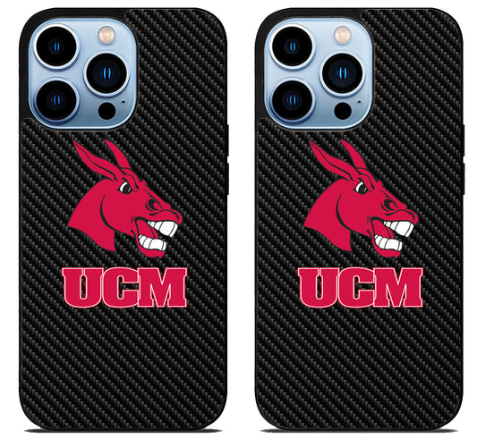 Central Missouri Mules Carbon iPhone 15 Pro | iPhone 15 Pro Max Case