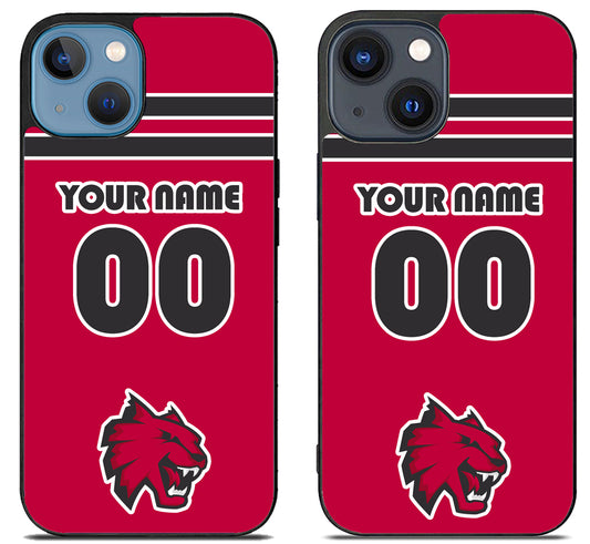Custom Personalized Central Washington Wildcats iPhone 15 | iPhone 15 Plus Case