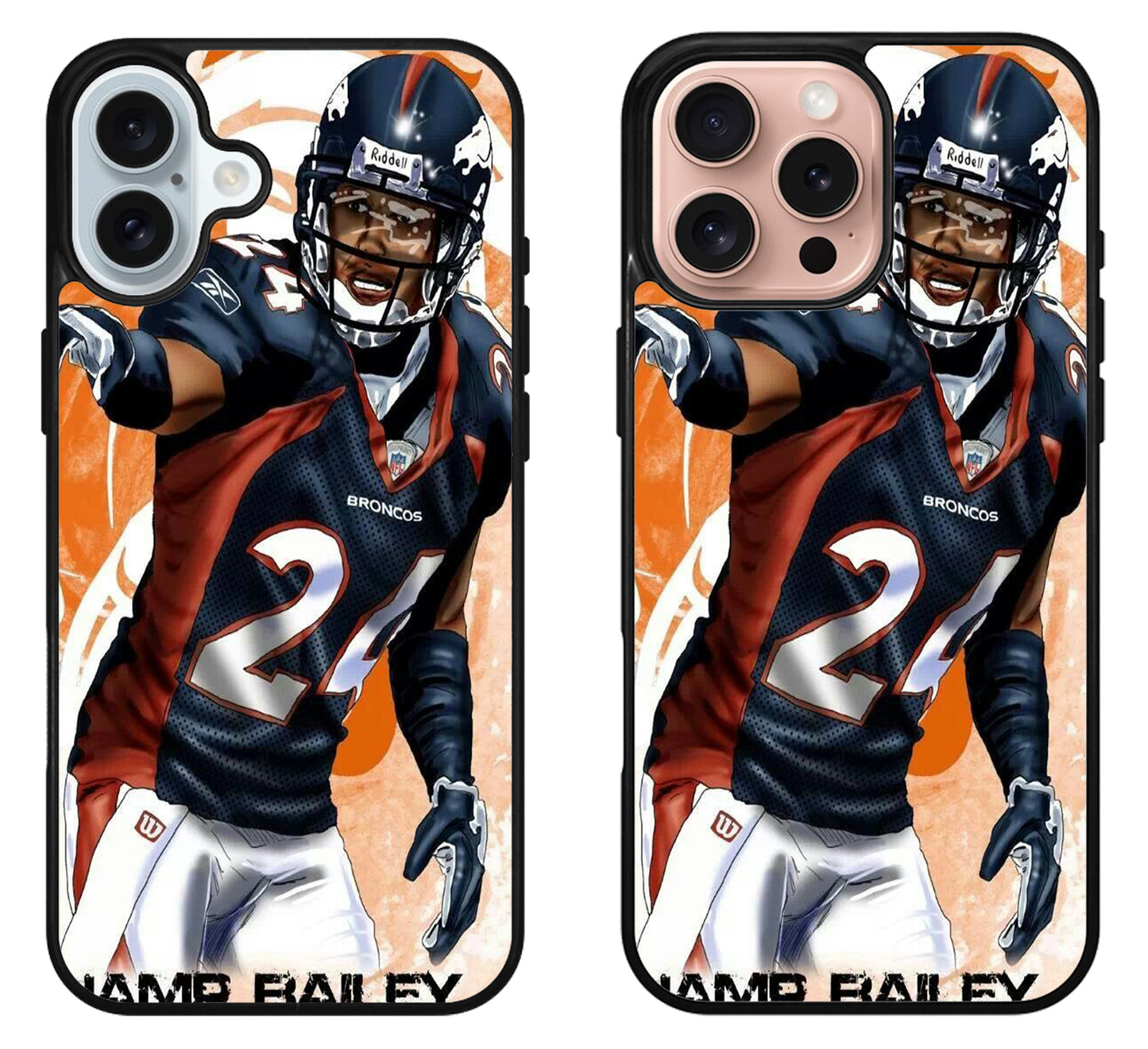 Champ Bailey Denver Broncos iPhone 16 | 16 Plus | 16 Pro | 16 Pro Max Case