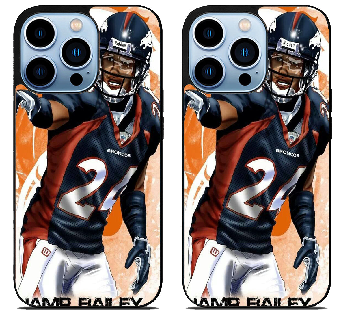 Champ Bailey Denver Broncos iPhone 15 Pro | iPhone 15 Pro Max Case
